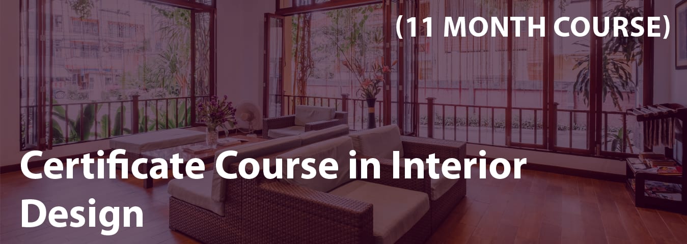 certificate course in interior design